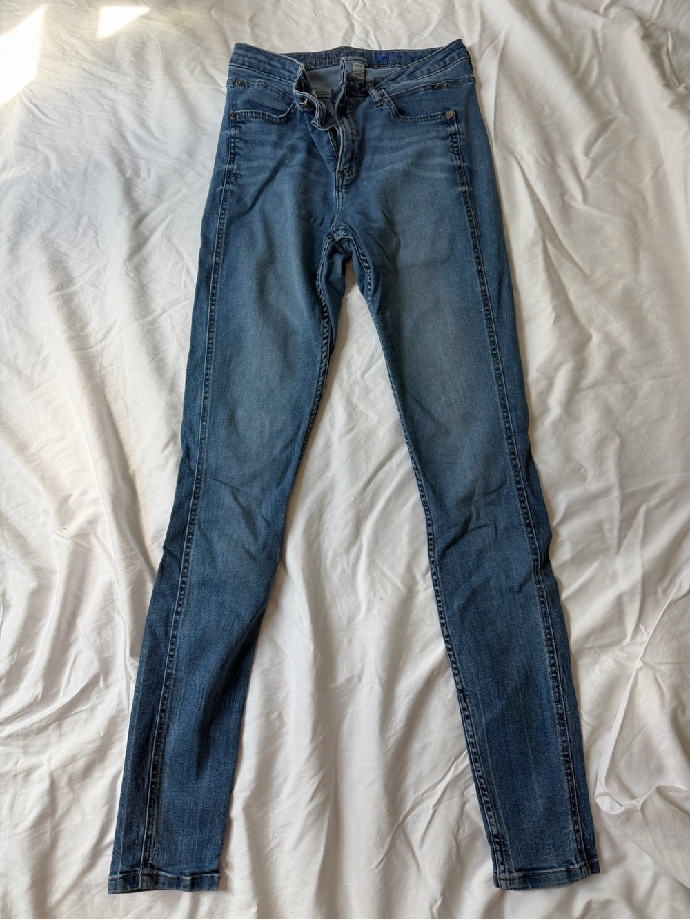 Calvin Klein Skinny Jeans in Medium Blue Wash